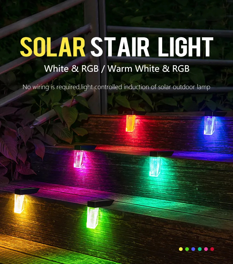 Iluminação Solar Moderna para Exterior LED