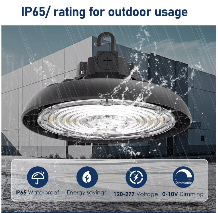 Preço de Fábrica do Novo Modelo Luz LED High Bay UFO 100W/150W 5year Garantia Iluminação Interna de Armazém Industrial Shopping Mall