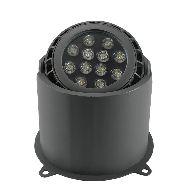 Spotlight LED RGB para Cintura, Luz de Paisagem Semi Enterrada, Holofote para Tronco de Árvore, Lâmpada de Árvore para Parque ao Ar Livre, Impermeável IP67
