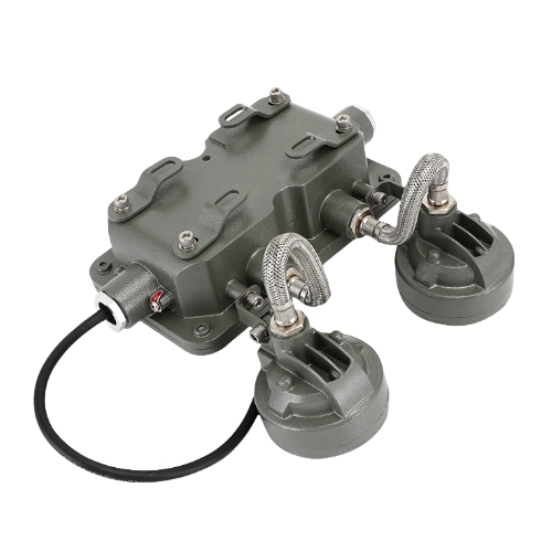Sinal de Emergência Flameproof Montado na Parede com Duas Cabeças 3030LED Luz de Segurança ATEX AC220V