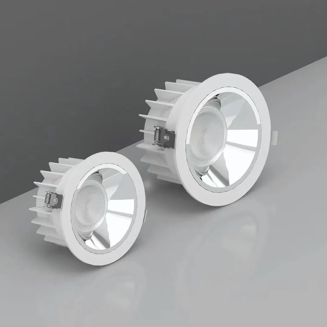 Downlight LED anti-brilho de 30 W, 40 W, para teto, luz descendente Para iluminação de projeto Hall Comercial arquitetônico