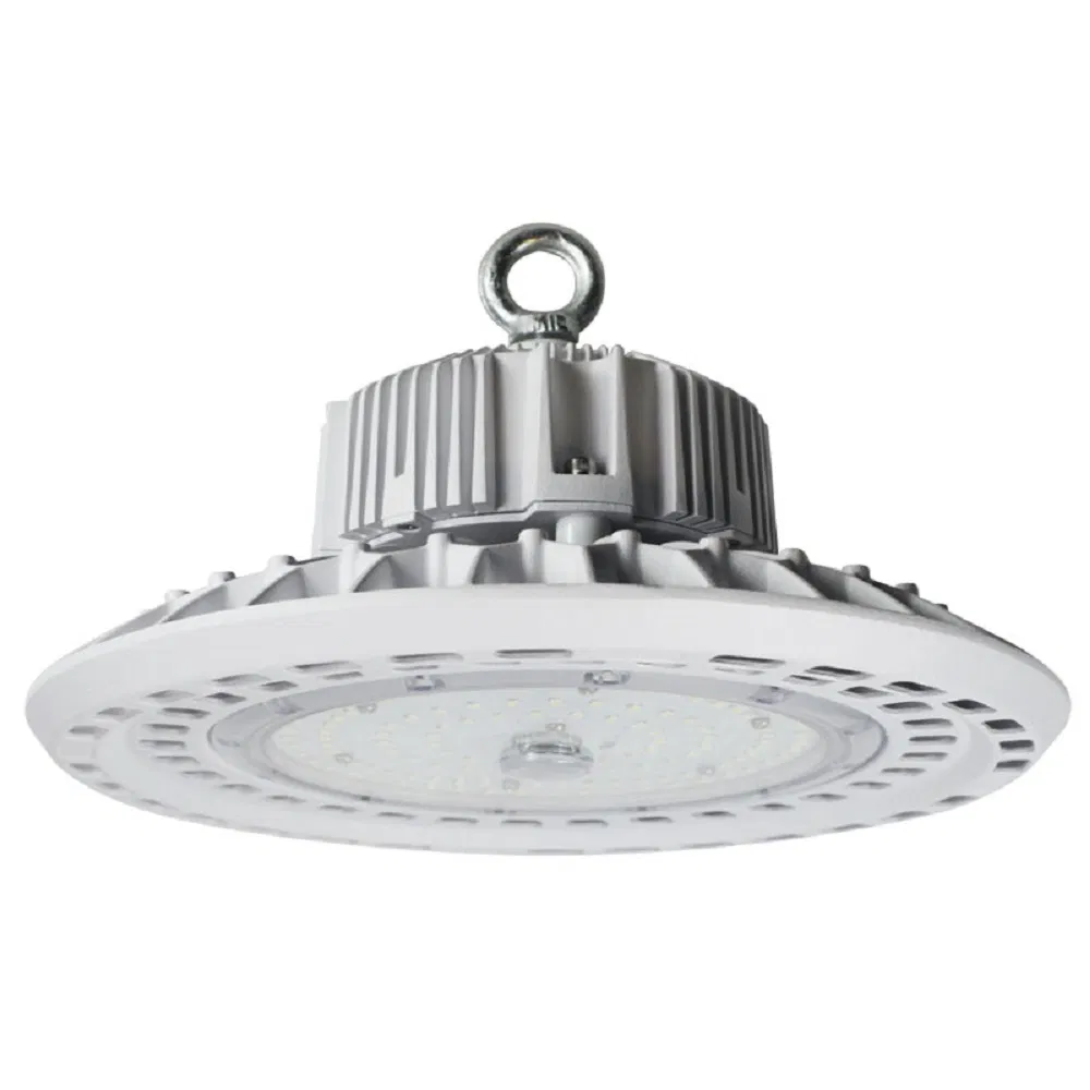Iluminação de Armazém Industrial Lâmpada LED UFO Alta Baía 100W/150W/200W