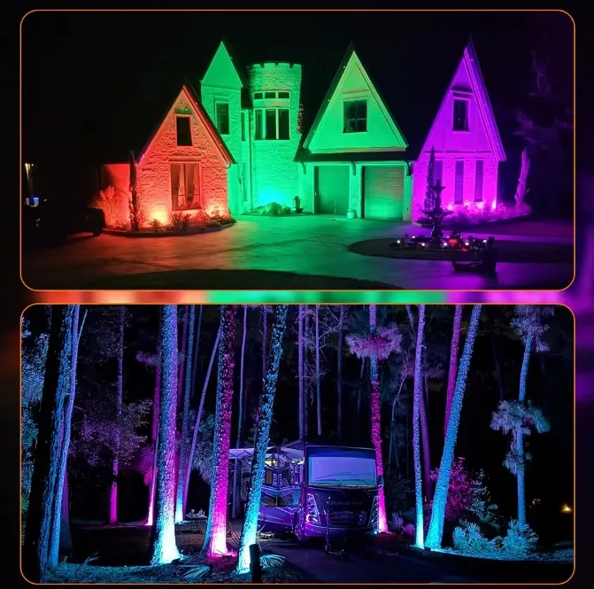 Aplicação do Refletor LED RGB 2