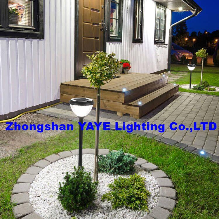 Yaye Mais Quente Vender 50W Nova Luz Solar RGB para Jardim Externa à Prova d'Água IP66 Luzes de Paisagem Solar com Mudança de Cor para Caminho de Grama 1000PCS Estoque