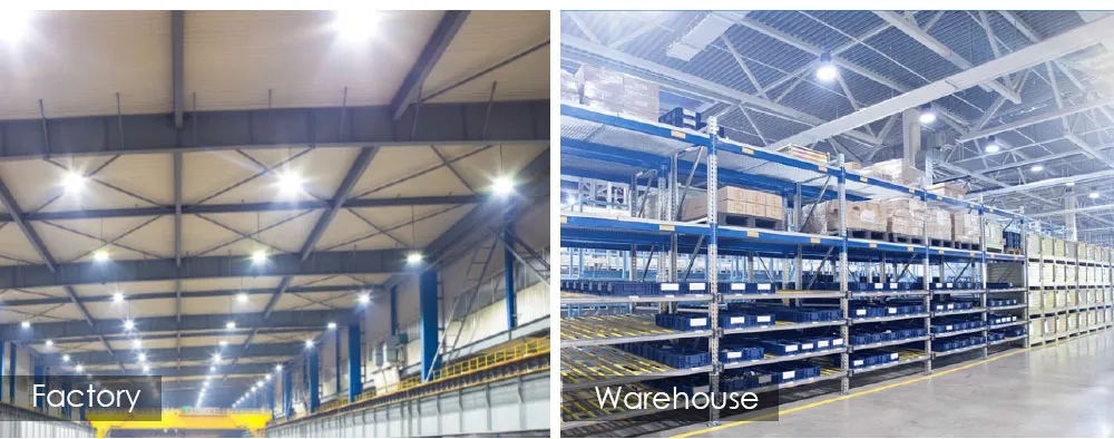Controle Inteligente Dali Dim 200W Luz LED de Alta Baía UFO para Estádio