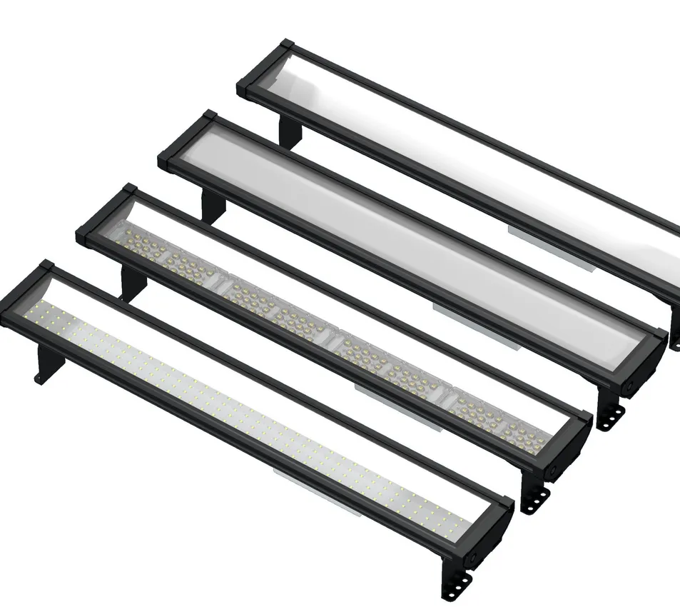 Luz Linear LED de Alta Potência Usada para Túneis e Passagens Subterrâneas