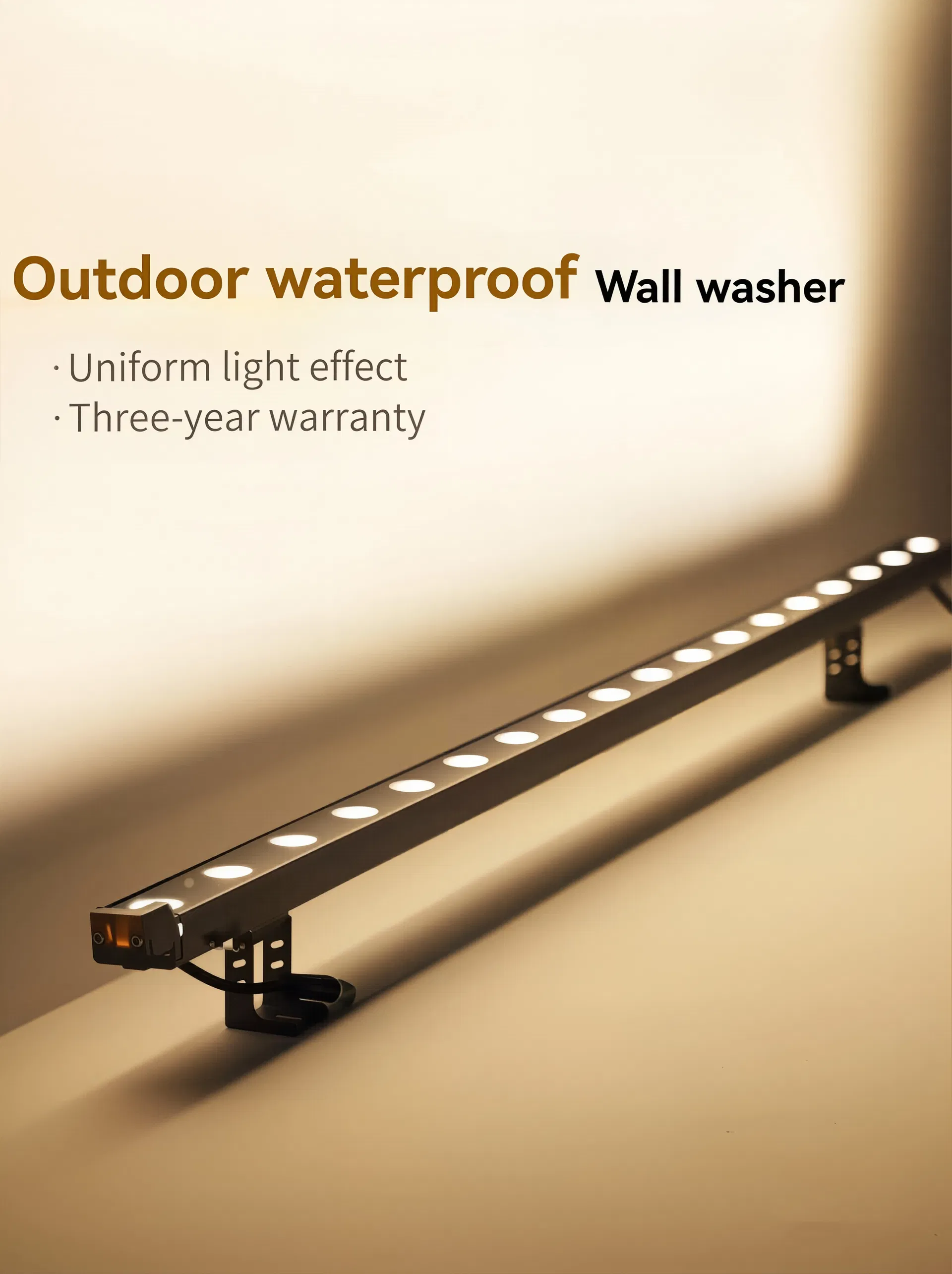 Detalhes da Luminária Linear de Luz LED RGB