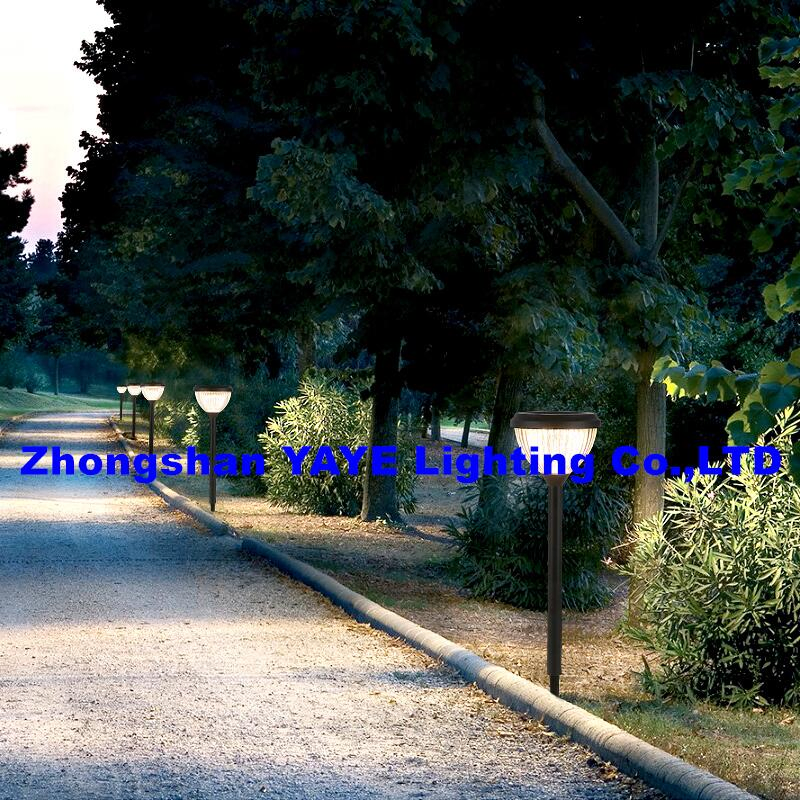 Yaye Mais Quente Vender 50W Nova Luz Solar RGB para Jardim Externa à Prova d'Água IP66 Luzes de Paisagem Solar com Mudança de Cor para Caminho de Grama 1000PCS Estoque