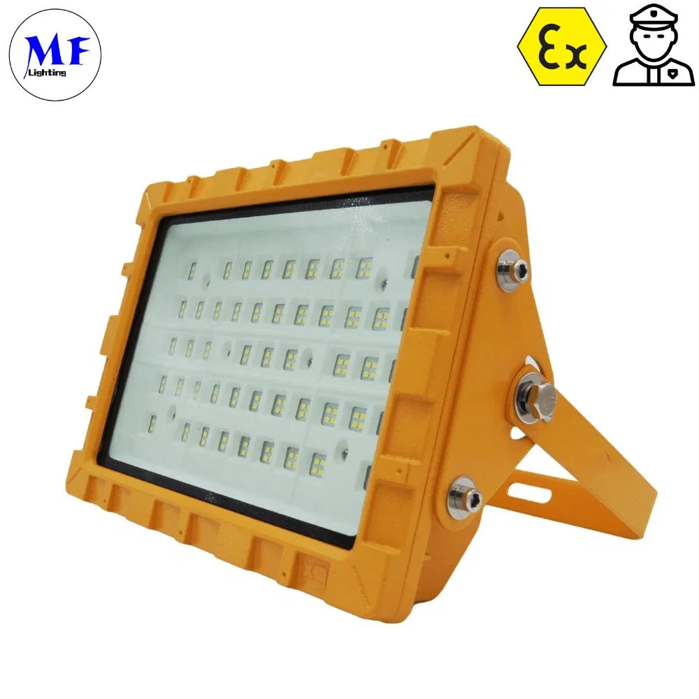 200W 300W 400W Luz de Teto Anti Explosão Montada para Área Perigosa de Óleo e Gás Segurança Luz de Trabalho Montada na Parede Luz à Prova de Explosão