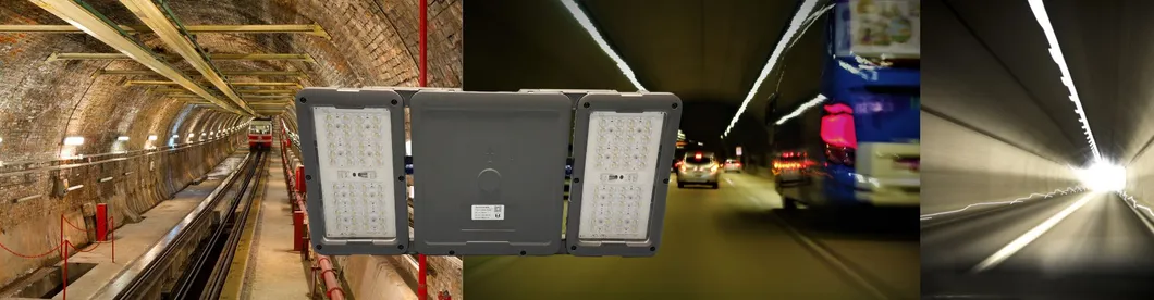 Preço de Fábrica 300W IP67 À Prova d'Água Ik10 Luz de Inundação LED para Estradas, Pedestres, Ferrovias, Mineração, Indústria, Túneis, Estacionamentos Subterrâneos