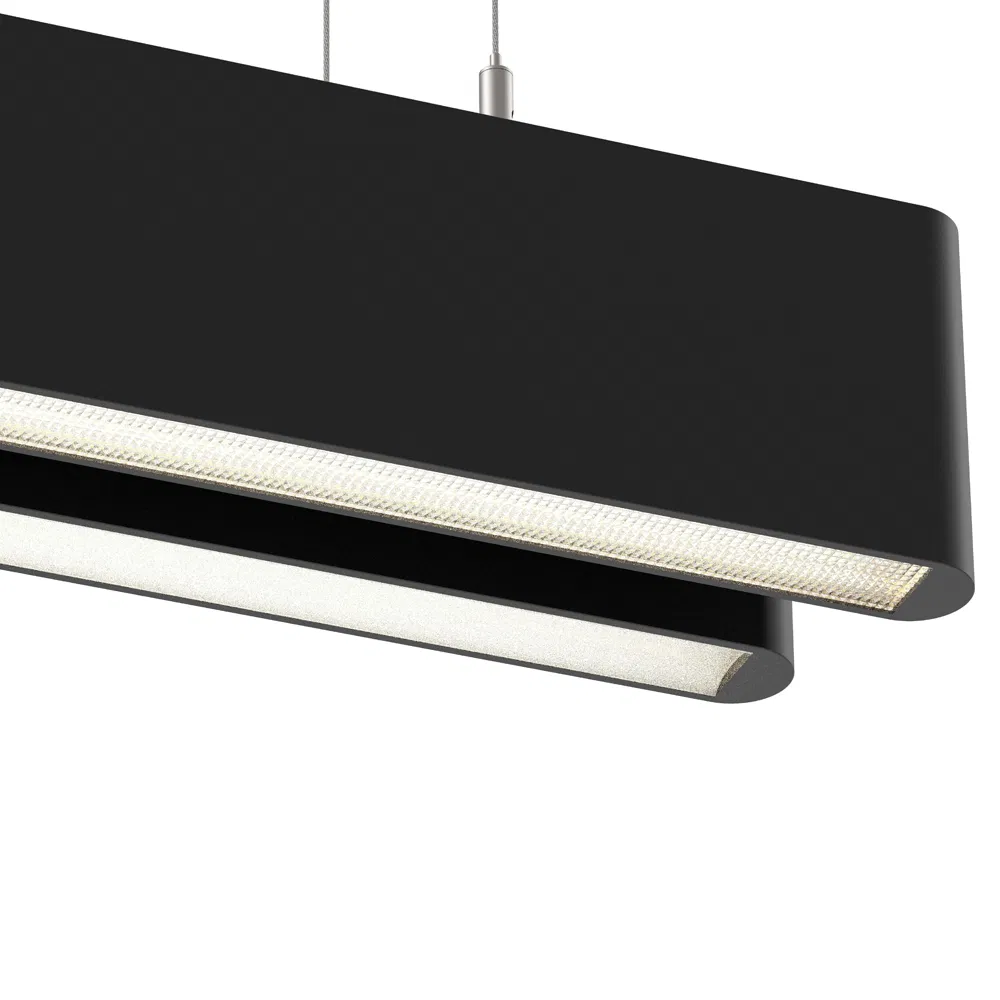 2585 Série CCT e Potência Ajustável Luminária Linear LED Pendente