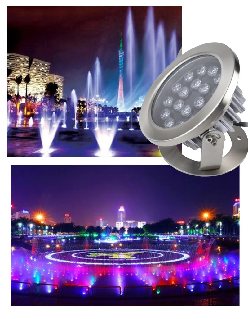 Luzes LED Subaquáticas para Lagoa