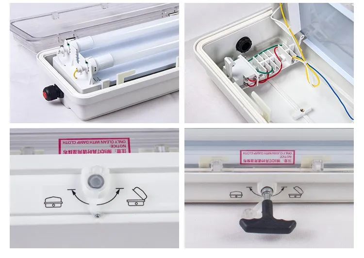 4FT IP66 IP65 Luminária Linear à Prova de Explosão - Geral
