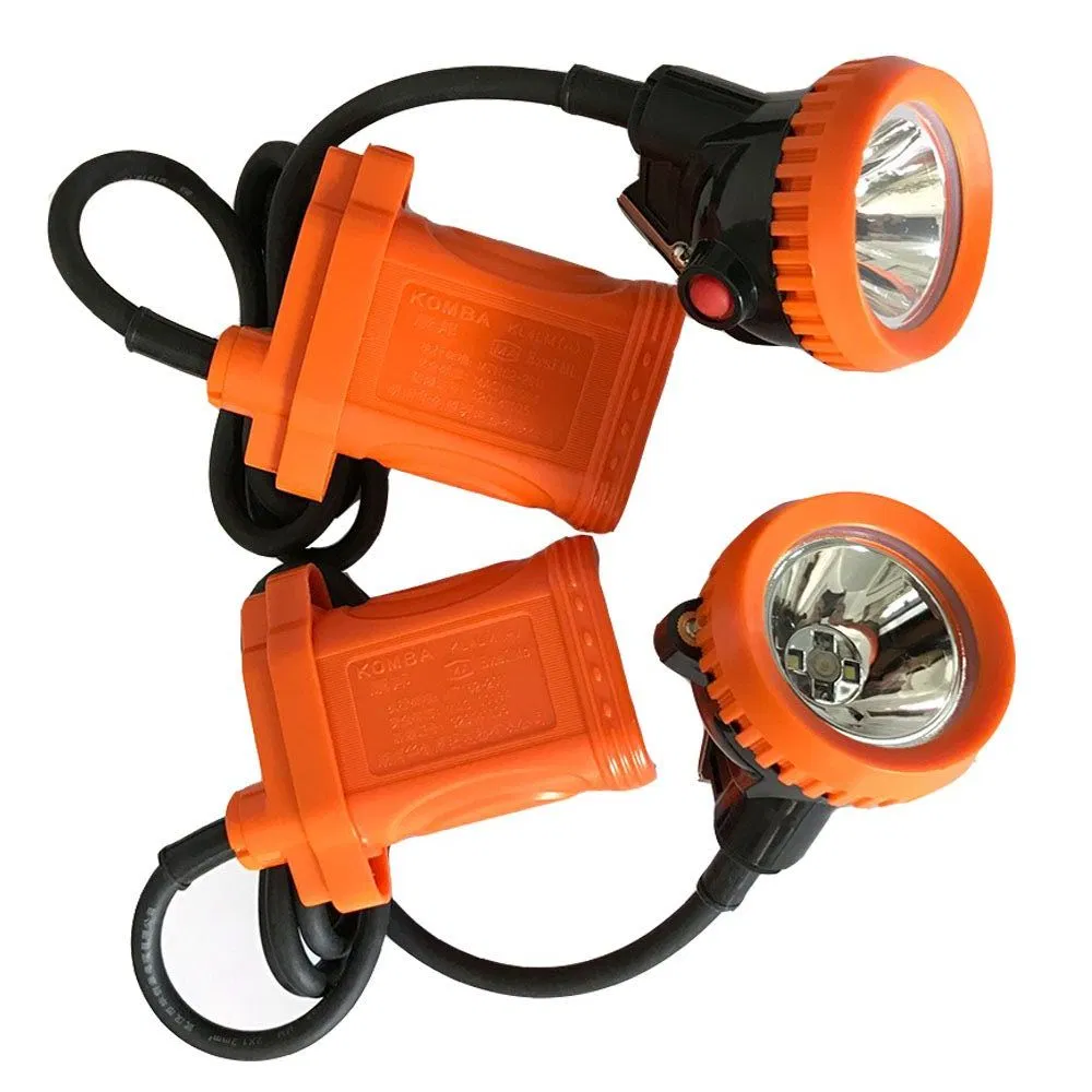 Lanterna de Cabeça LED para Mineiros 10W Recarregável Intrinsecamente Segura para Trabalhador de Mina de Carvão em Túnel Luz de Capacete