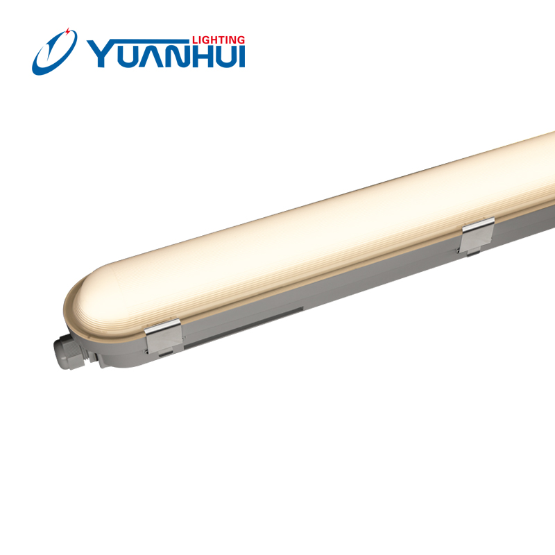 Iluminação LED de túnel à prova d'água de alta qualidade, luz tubular tripla LED para estacionamento subterrâneo