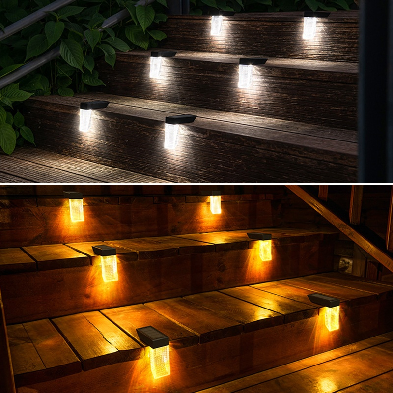 Iluminação Solar Moderna para Exterior LED para Portão, Iluminação de Paisagem para Jardim, Vila, Quintal, Luz Solar Exterior RGB Branco Quente