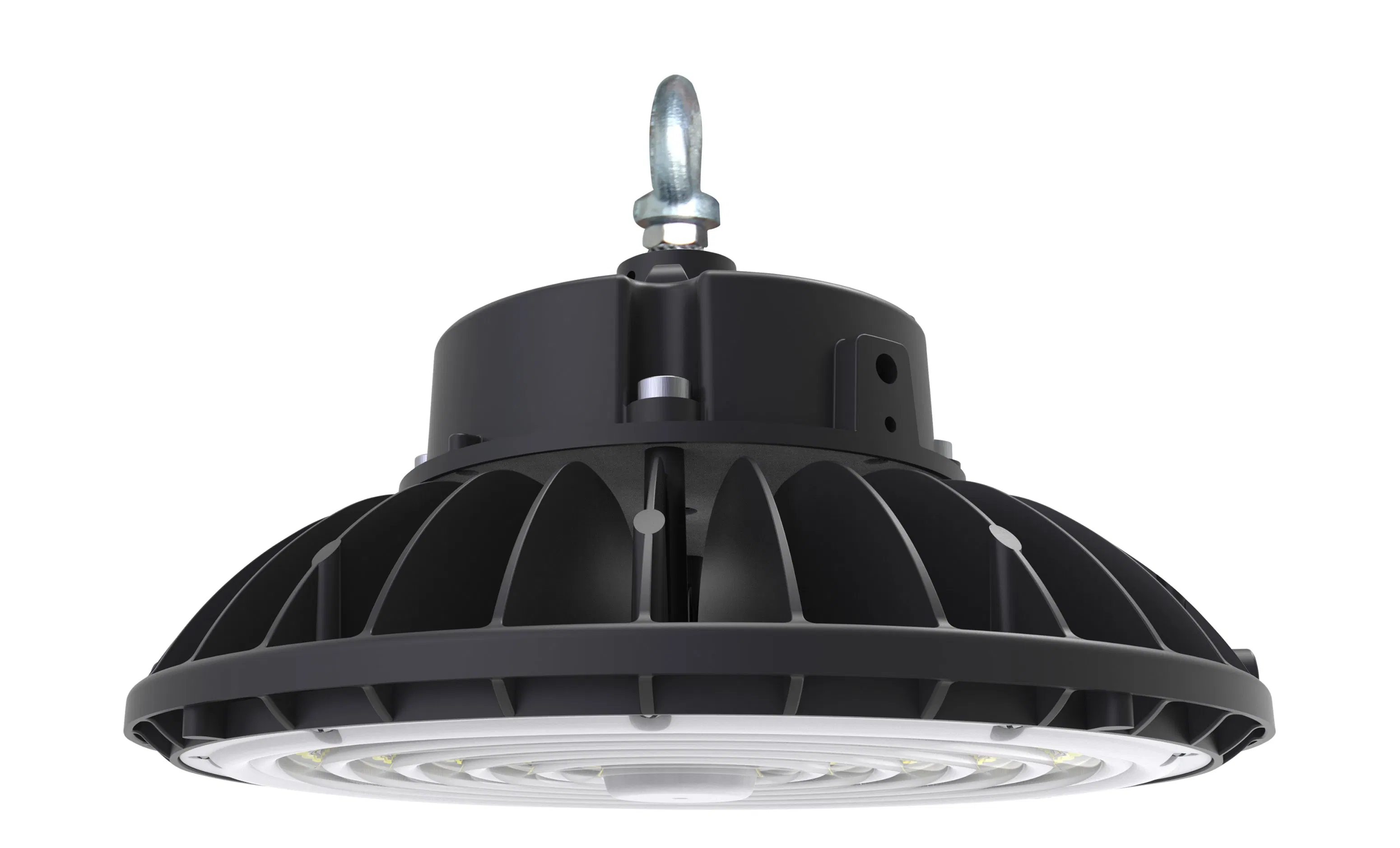 Iluminação Comercial Industrial 100W 150W 200W Lâmpada Highbay UFO LED de Alta Lúmens para Oficina e Armazém