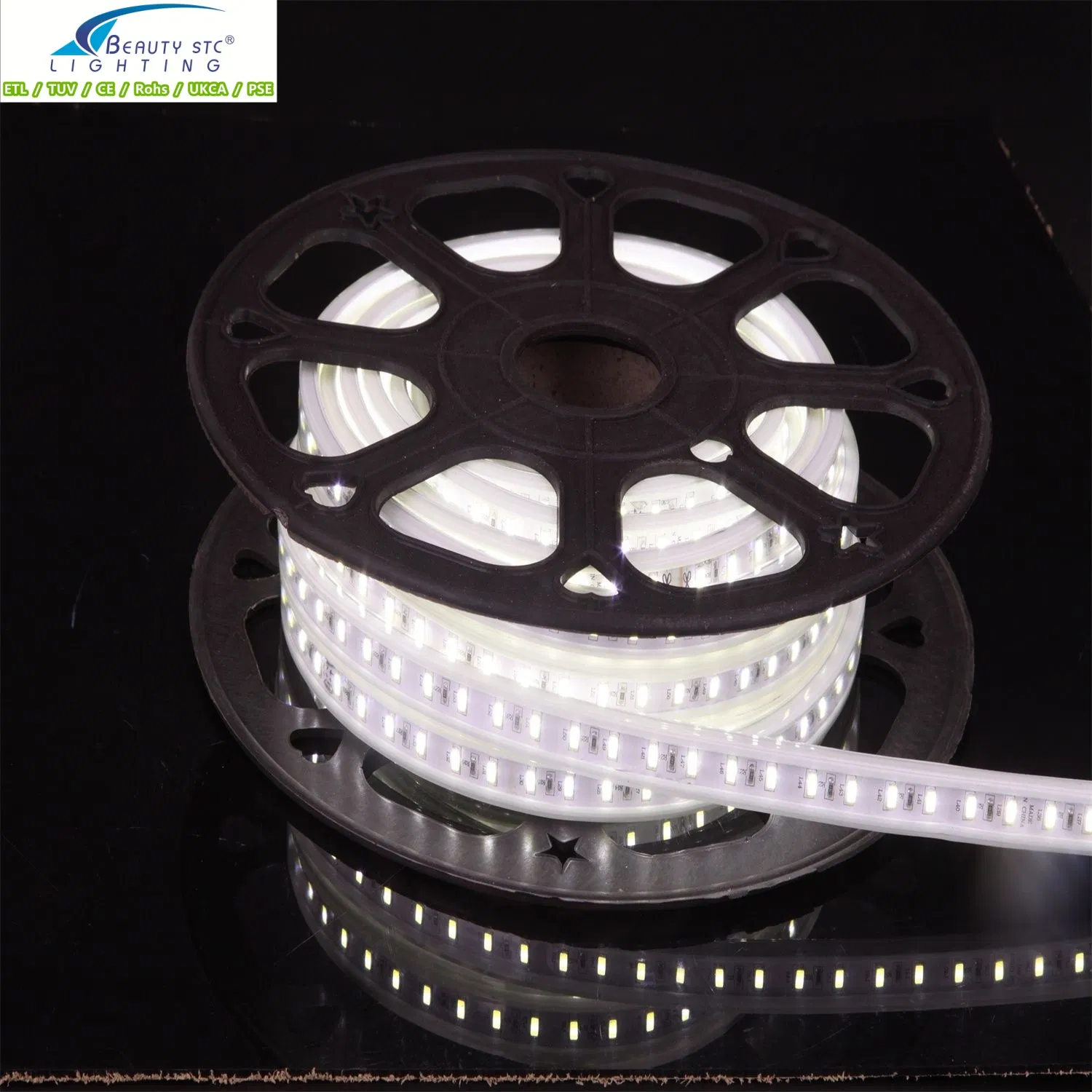 Fita de LED pesada e à prova d'água para projetos de iluminação subterrânea e de túneis