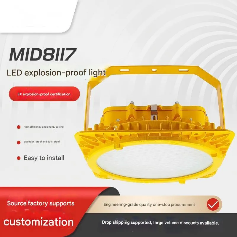 Certified Hazardous Location Gas Station Petrochemical Industry LED Explosion-Proof Lighting