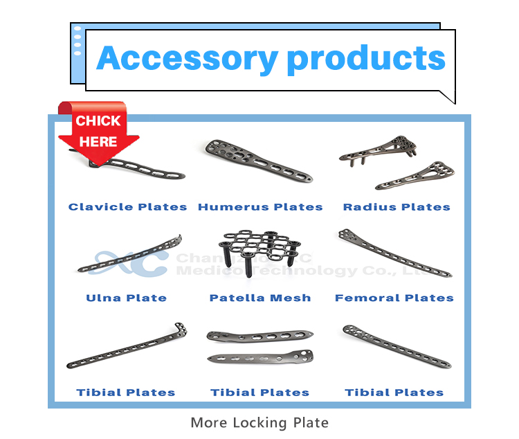 Orthopedic Surgical Trauma Implant Distal Radius and Proximal Humerus Locking Plate Instrument Small Fragment Set