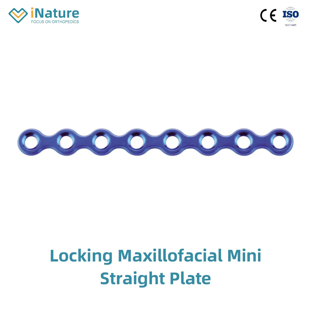 1.0mm Titanium Plate Maxillofacial Mini Locking Plate Micro Plate Implant
