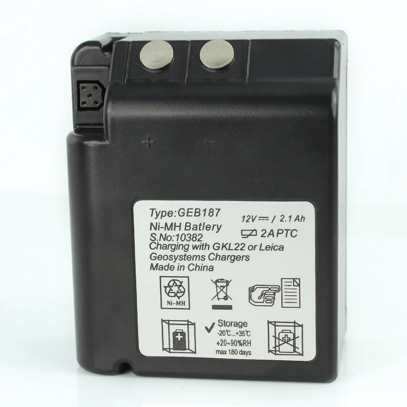 Geb187 Rechargeable Battery Replacement for TPS1000/2000 TCA1800 Series Total Station