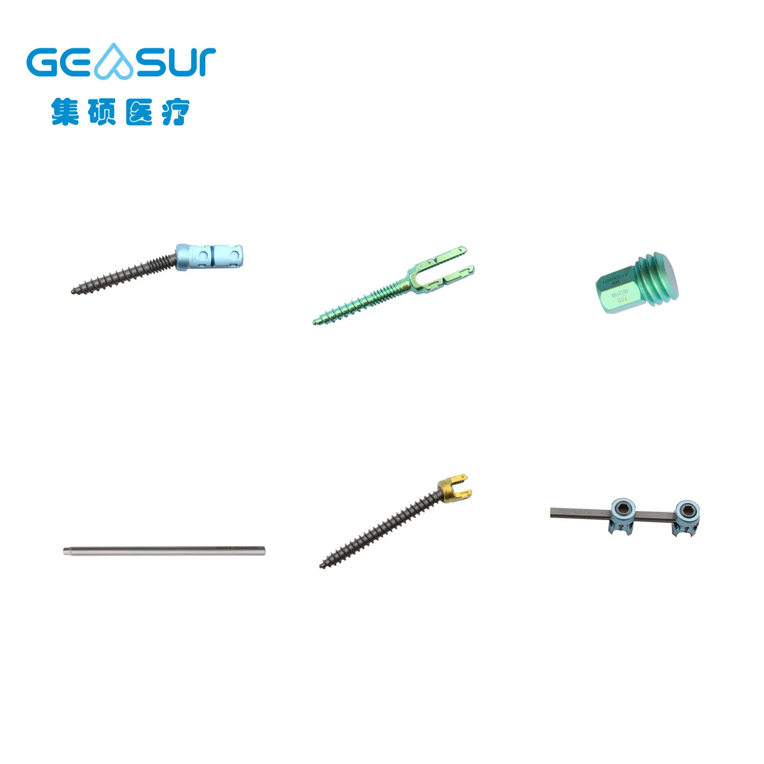 Sacrual Self-Breaking Plug Titanium Pedicle Screw Surgical Instrument Orthopaedic Implant Posterior Spinal Internal Fixation 5.5 System