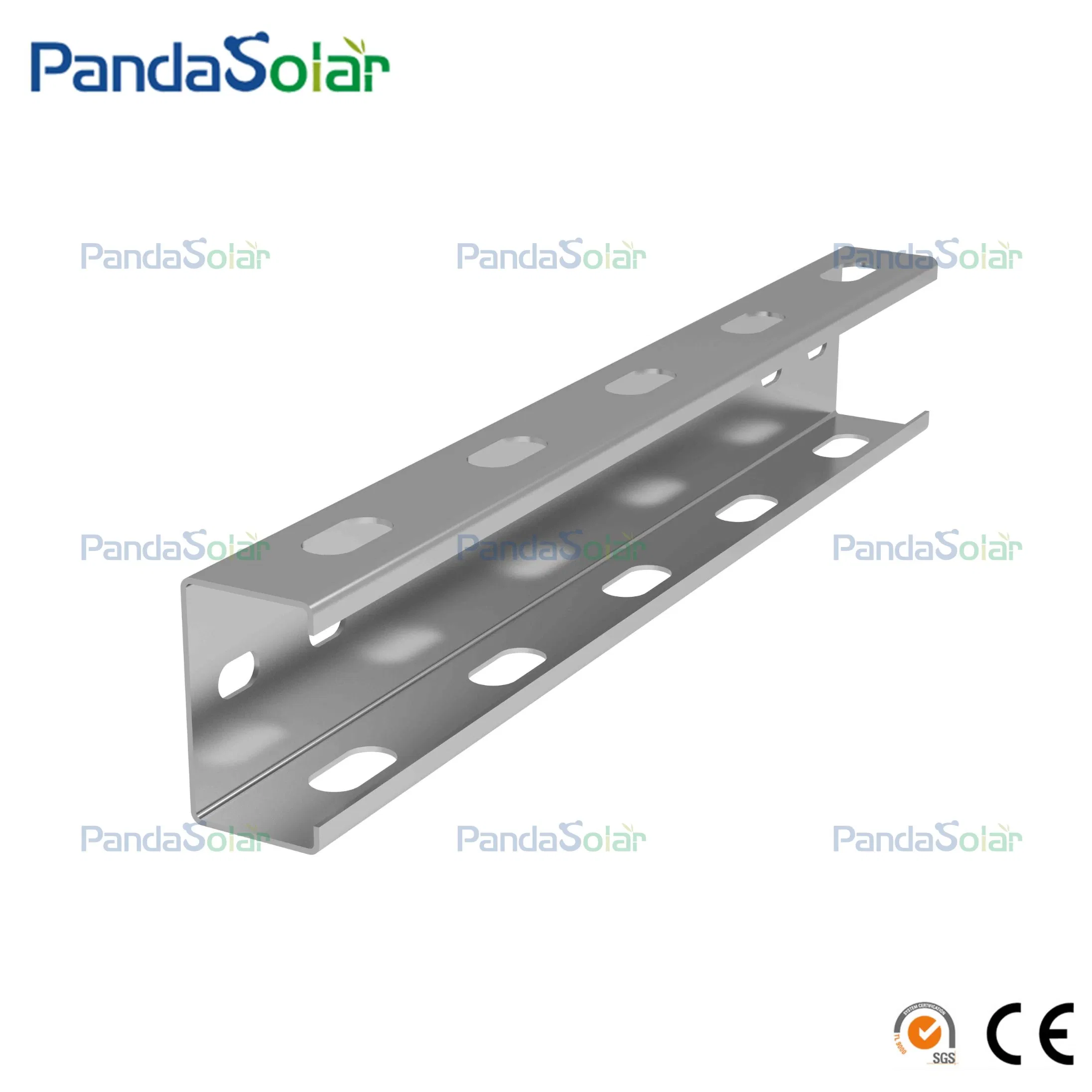OEM Pandasolar GM4 Mg-Al-Zn High Strength Plating Solar Panel Ground Mounting System Structure Supplier