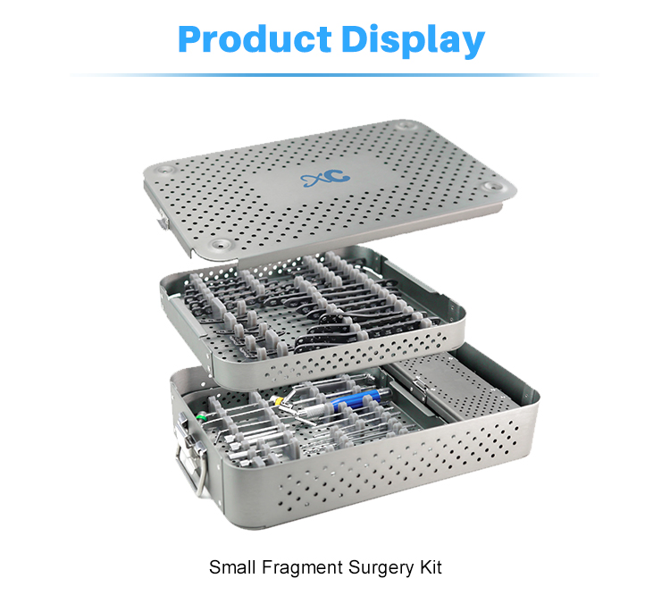 Orthopedic Surgical Trauma Implant Distal Radius and Proximal Humerus Locking Plate Instrument Small Fragment Set