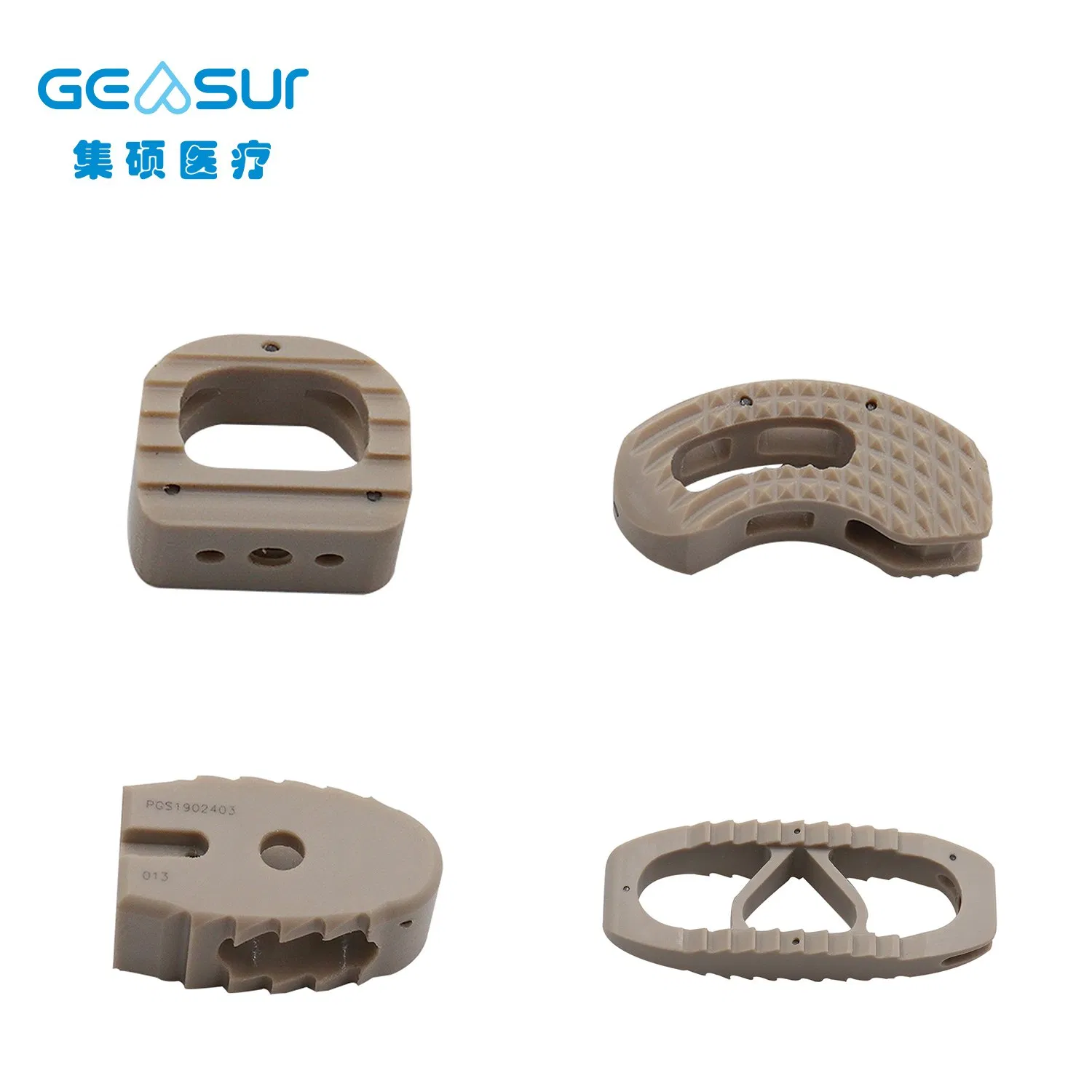 Industrial Hot Sellling Titanium Coating Surgical Instrument Set Orthopedic Implant Plif Lumbar Interbody Fusion Peek Cage System