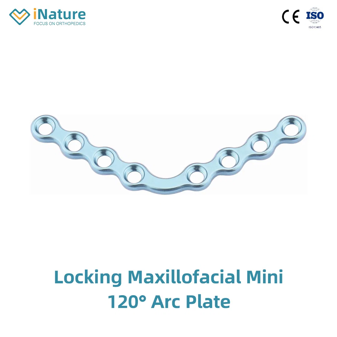 1.0mm Titanium Plate Maxillofacial Mini Locking Plate Micro Plate Implant