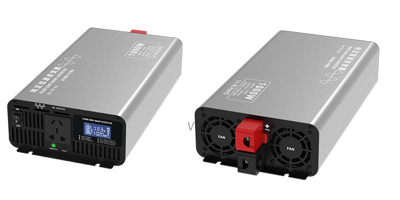 1000W DC 12v 24v to AC 220v 230v 240v Pure Sine Wave Inverter Black Case Off-Grid Single Output Inverter