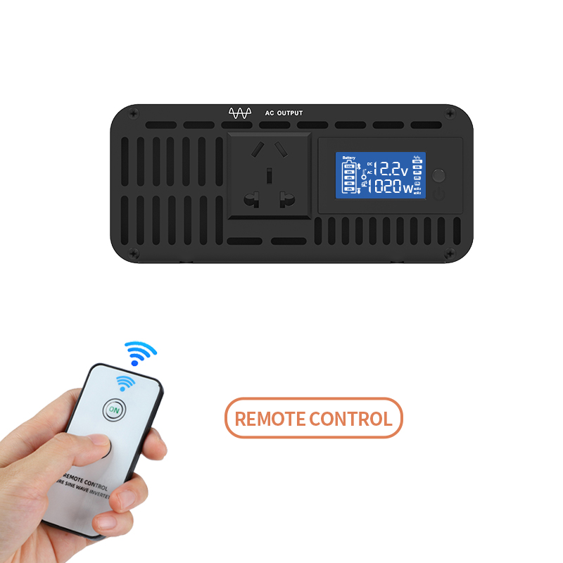 VOITA 1000W 2000W Dc to Ac Converter 12V 24V 48V 72V to 110V 220V Pure Sine Wave Power Inverter