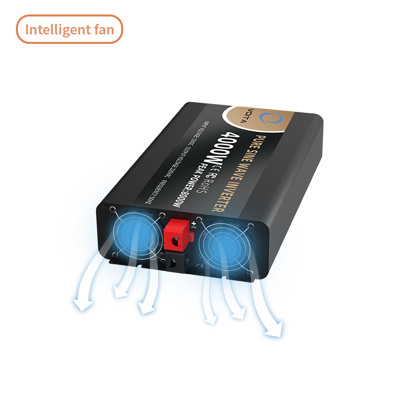 Power Inverter 4000w 12V/24V/48V/60V/72Vdc to 110/220Vac Inverter 4000 Watt