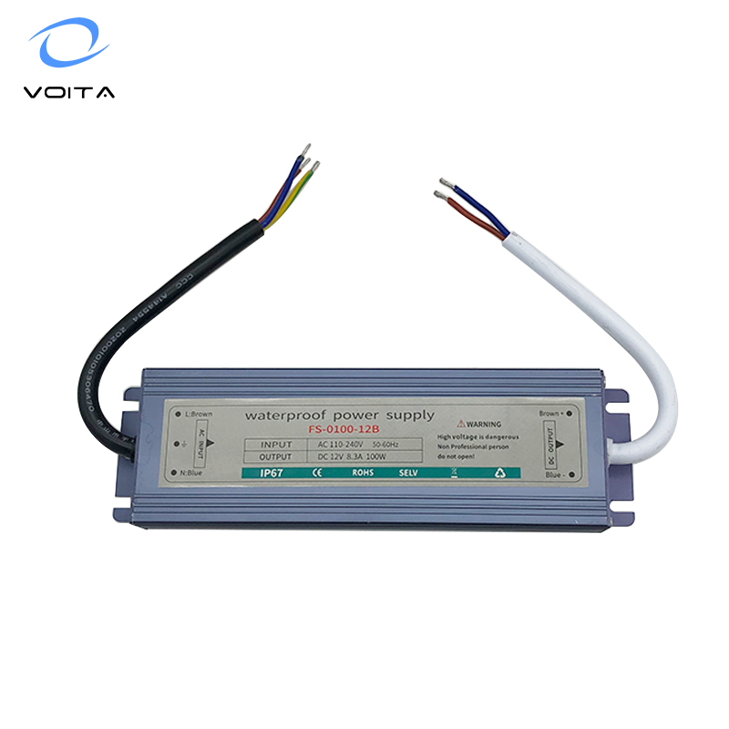 Hot Selling 12V 120W Single Output Waterproof Switching Power Supply for LED Strip Light