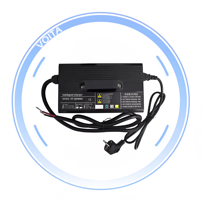 VOITATOP VT-QD900A Portable 36V LiFePO4 Battery Charger for Electric Vehicles & Scooters Smart Fast Charging 110V/220VAC Input