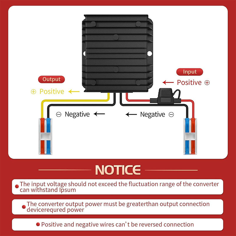 VOITA VT-DD12123 OEM ODM 36W 12V DC to DC Converter 3A Industrial Automotive Use High Efficiency 96% New