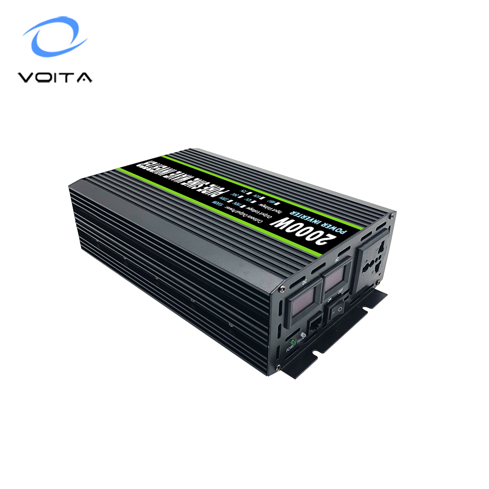 Household 12v 24v Dc to 110v 220v Ac 1000w Pure Sine Wave Inverter with CE