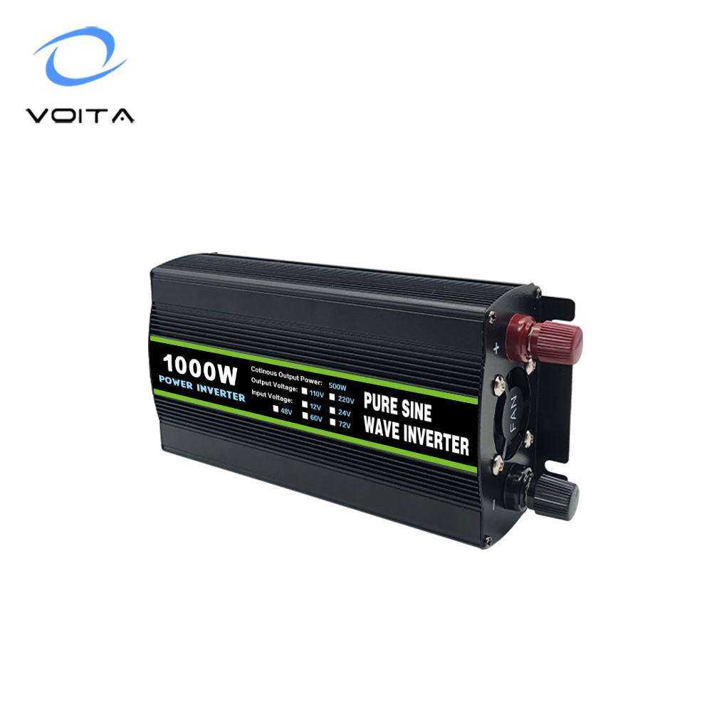 High Frequency Dc to Ac Converter 500W 1000W Power Invertor 12 v to 220v Invert Pure Sine Wave Inverter 1000 Waat