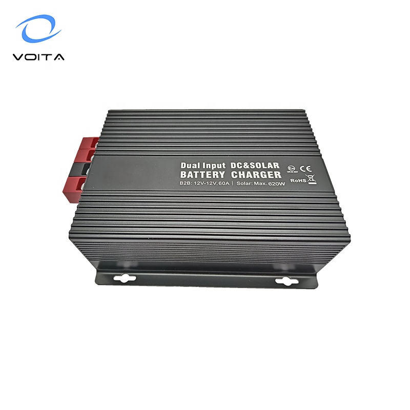 VOITA BS126045 Portable Solar & Battery to Battery Charger 12V 60A DC 45A MPPT 2700W Output Lead Acid LiFePO4 Batteries