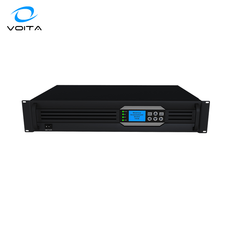 VOITA 1kva 48 Volt Inverter Telecom Rack Mount Pure Sine Wave RS485 Inverter