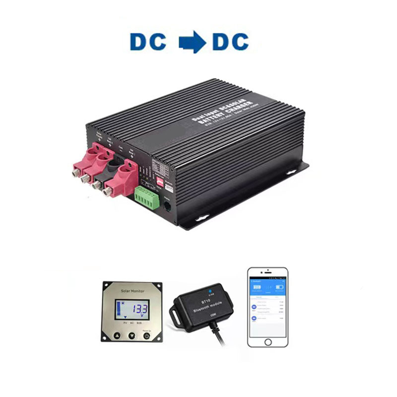 Solar to Battery New Design 12v to 12v 60amp Dc to Dc Charger 60a  Lithium Iron Battery Charger for RV
