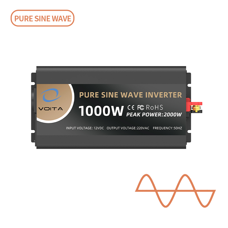 VOITA 1000W 2000W Dc to Ac Converter 12V 24V 48V 72V to 110V 220V Pure Sine Wave Power Inverter