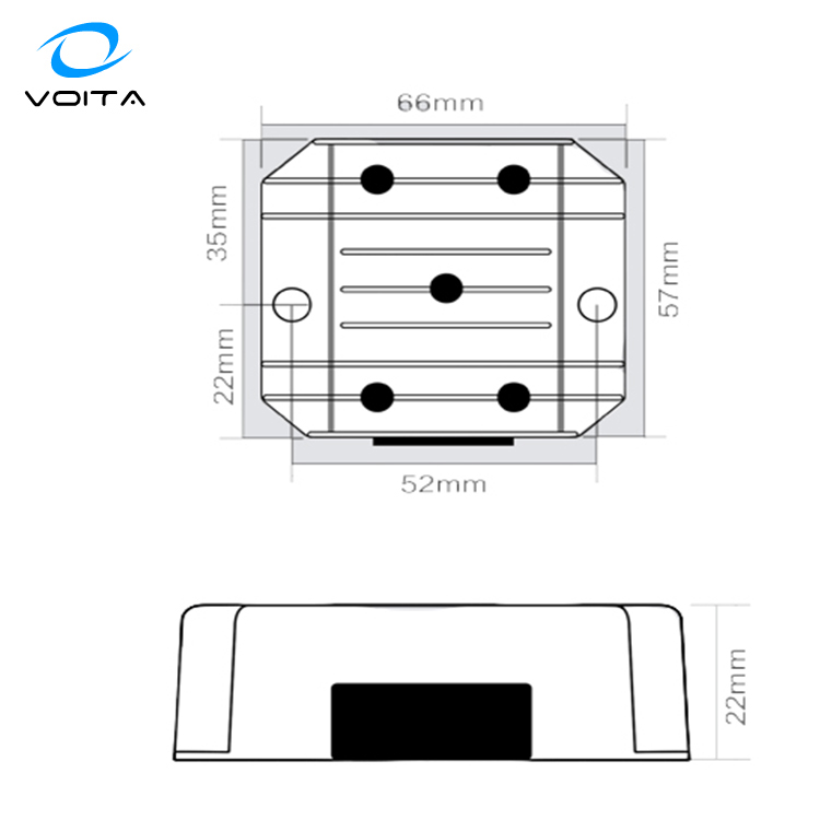 Hotselling  OEM ODM 36w 12 to 12v Dc Voltage Converter 3a Dc Dc Converter for Mimi Forklift