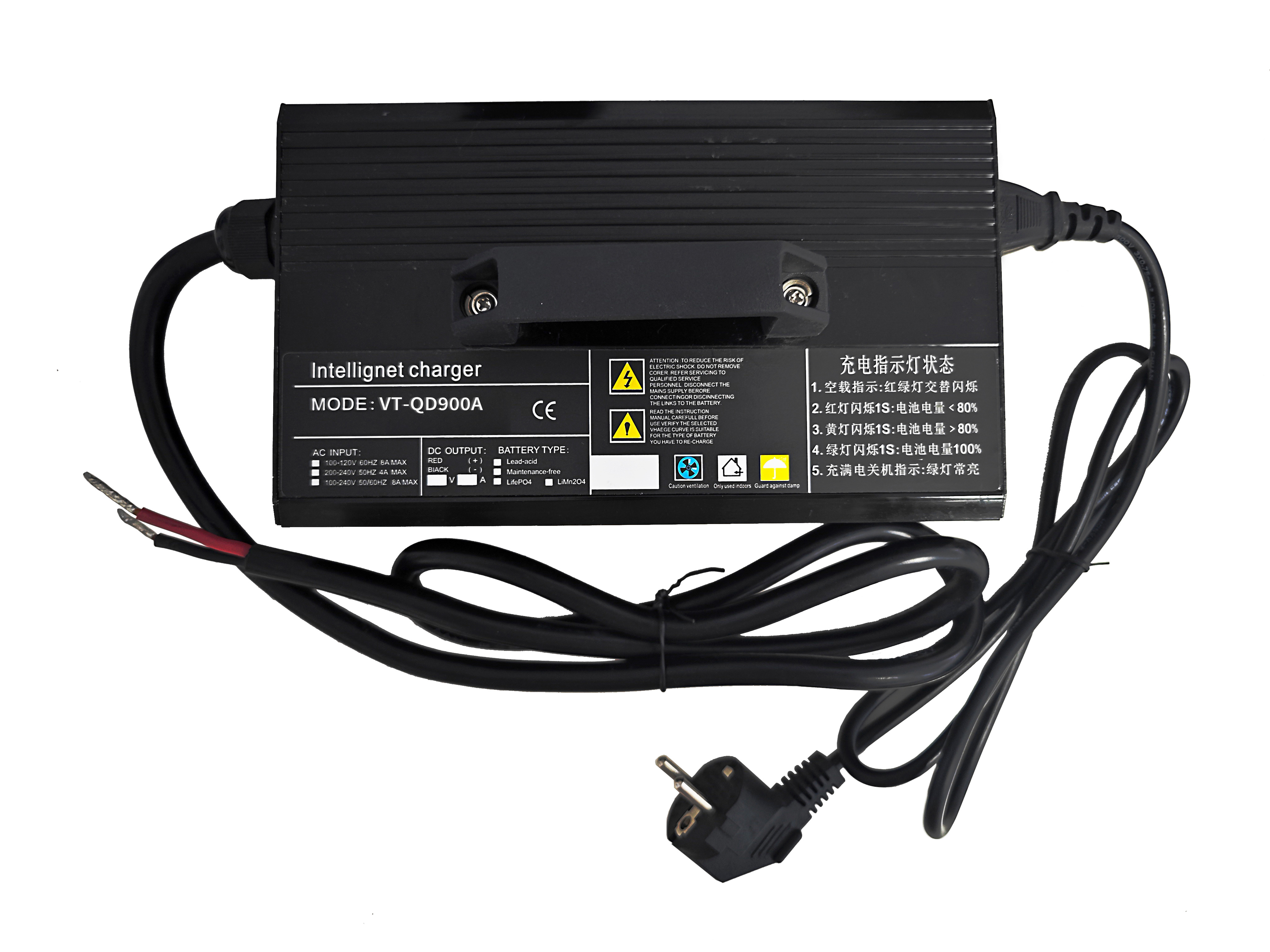 60 Volt Smart Charger 900 Watts 16S 67.2v 15a Lithium Battery Charger for