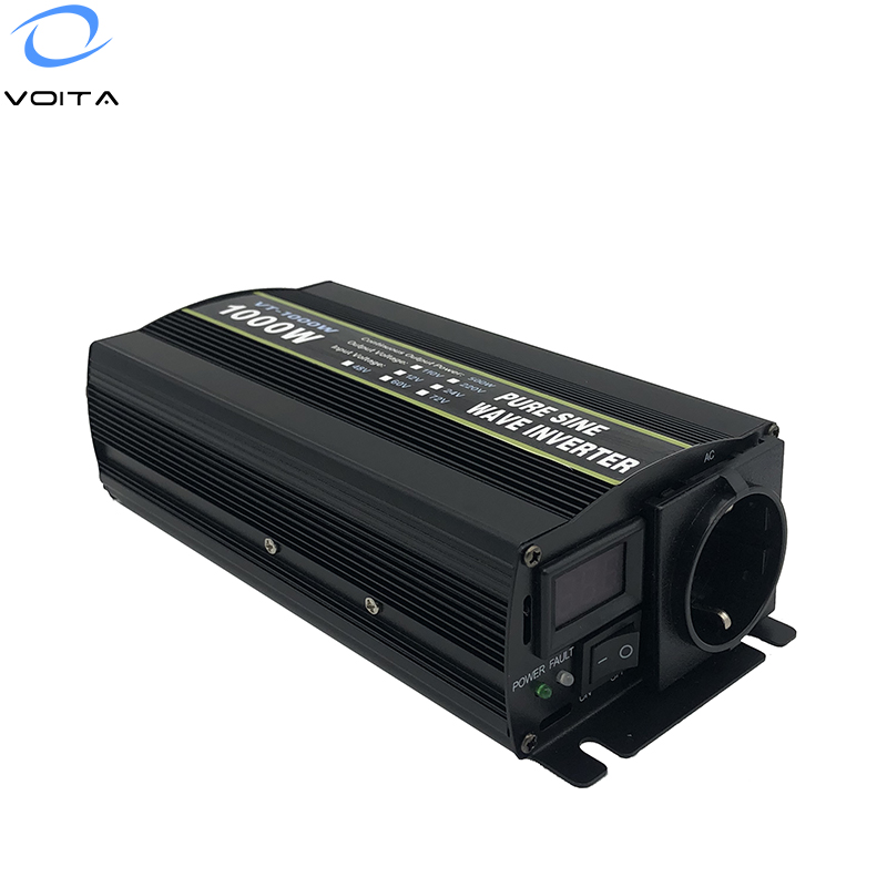 1000W Pure Sine Wave Home Inverter DC to AC Battery Converter NFC Network 12V 220V Inverter for Appliances