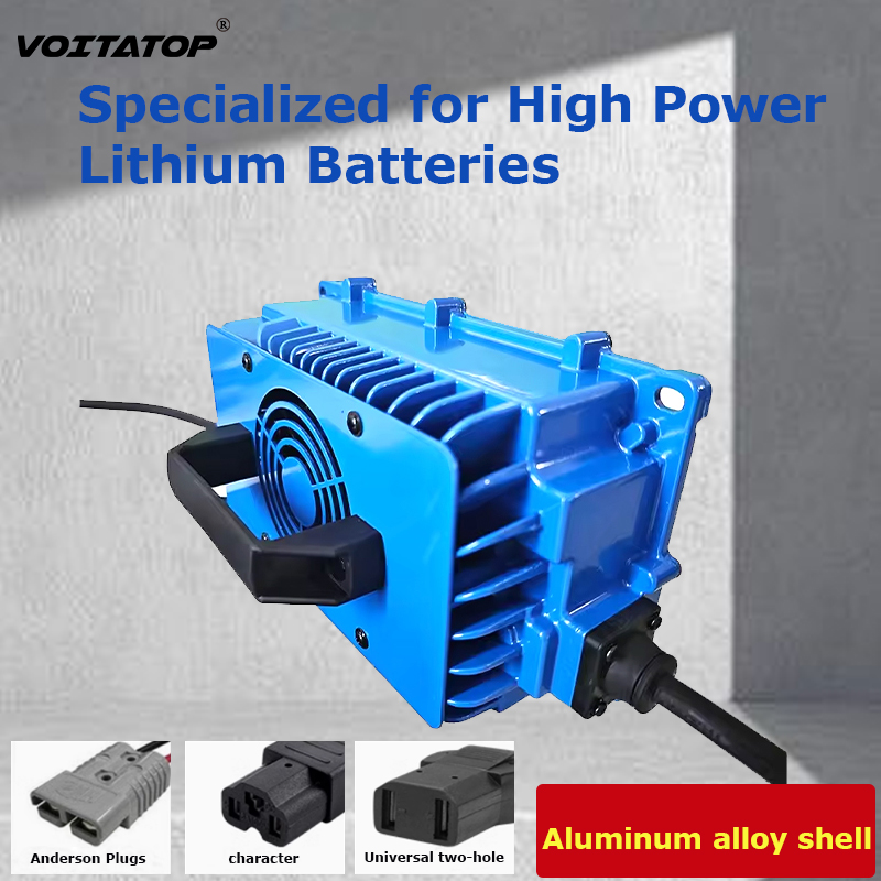 Custom Automatic 96v Battery Charger 96V 20A Fast Smart Lead Acid Lithium Ion Lifepo4 96 Volt Battery Charger with Lcd Display