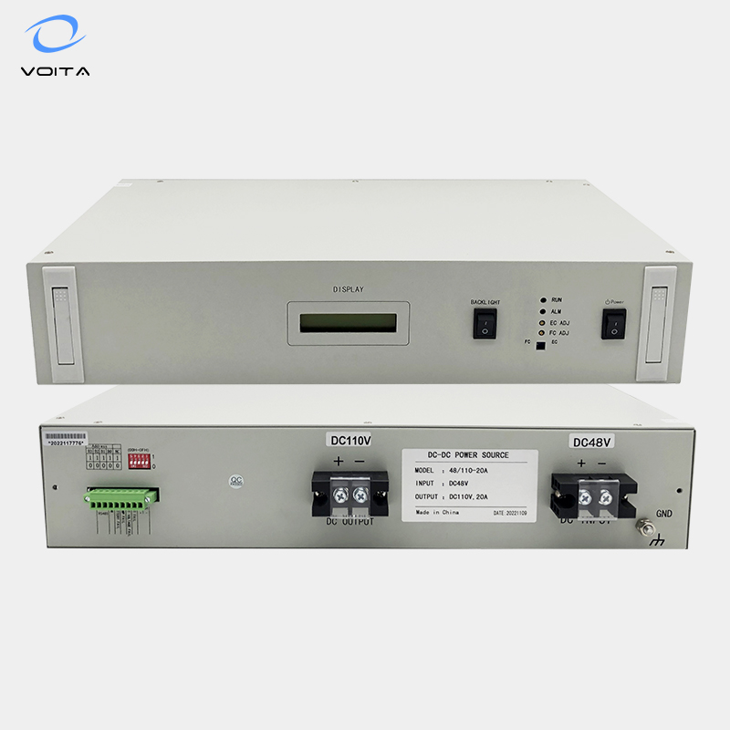 VOITA 19 Inch DC 48V to DC 110V 220V 10A 20A Rack Mount Dc Step up Converter with Warranty