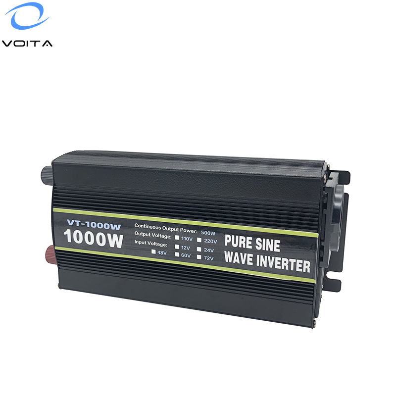 1000W Pure Sine Wave Home Inverter DC to AC Battery Converter NFC Network 12V 220V Inverter for Appliances
