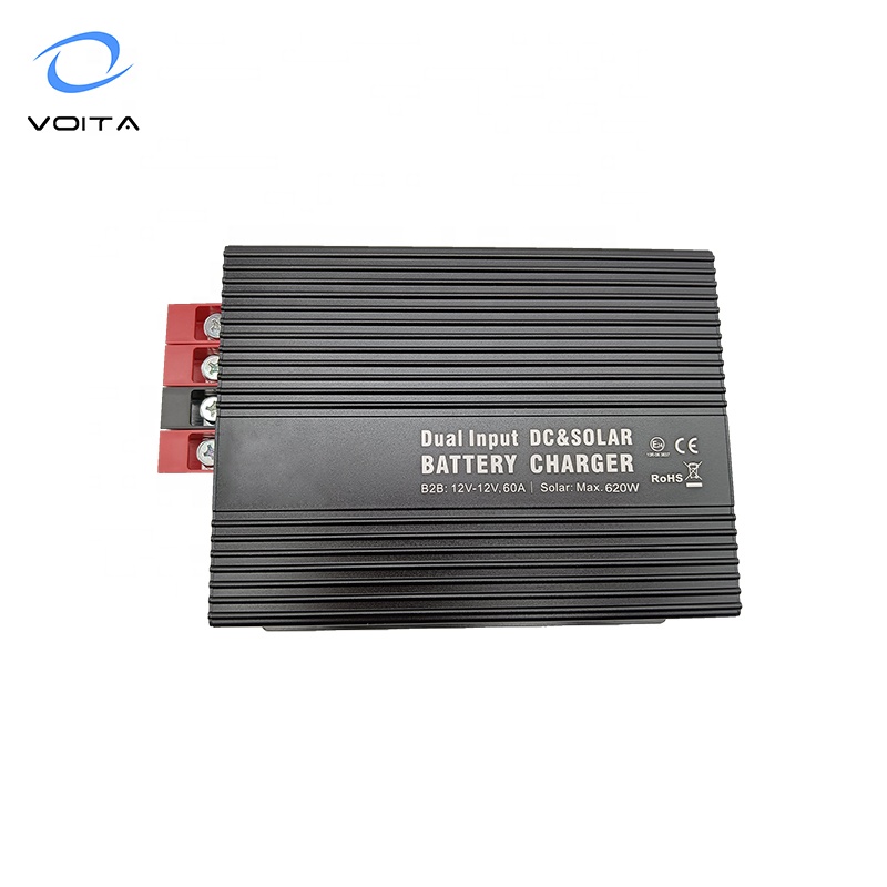 VOITA BS126045 Portable Solar & Battery to Battery Charger 12V 60A DC 45A MPPT 2700W Output Lead Acid LiFePO4 Batteries